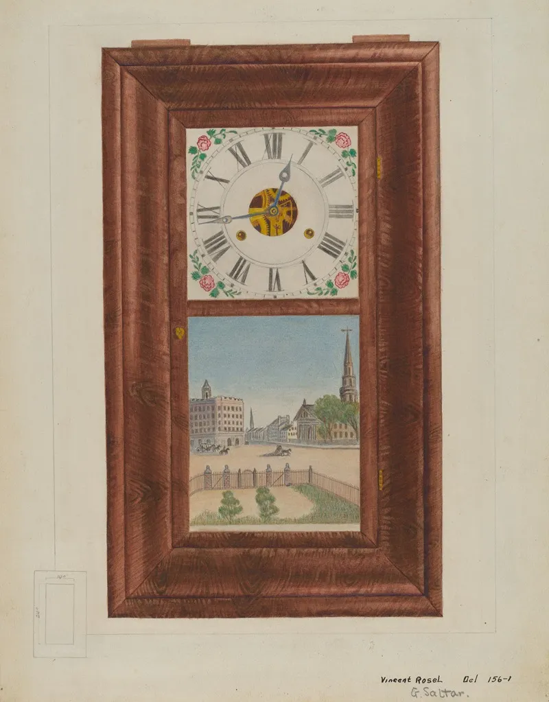 Thirty Hour Clock by Vincent P. Rosel - Canvas Print
