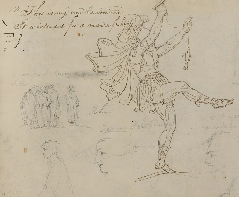 This Is My Own Composition It Is Intended For A Man A Fishing Roman Soldier Fishing