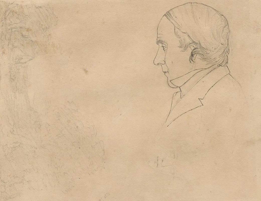 Thomas Cole by Frederic Edwin Church - Canvas Print