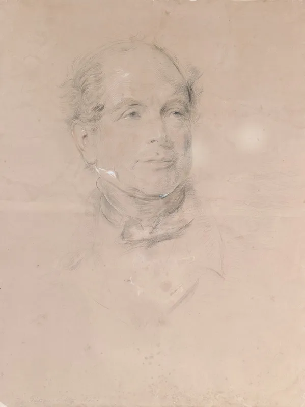 Thomas Moore 1779 1852 Poet by George Richmond - Canvas Print