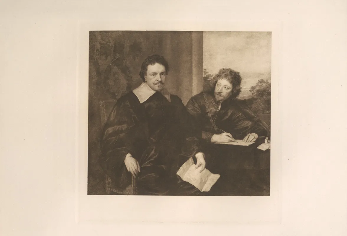 Thomas Wentworth Earl Of Strafford And His Secretary Sir Philip Mainwaring