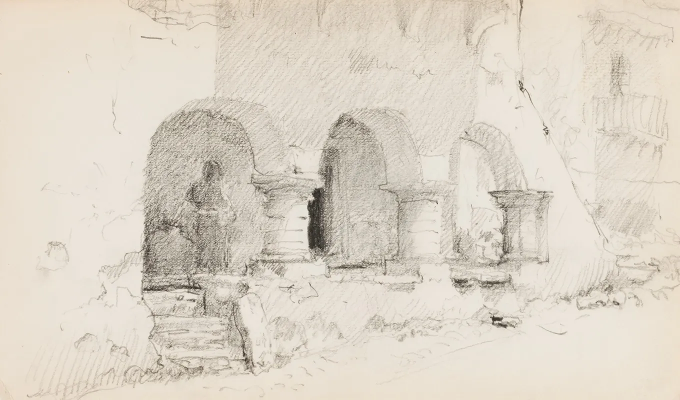 Three Arches by Howard Russell Butler - Canvas Print