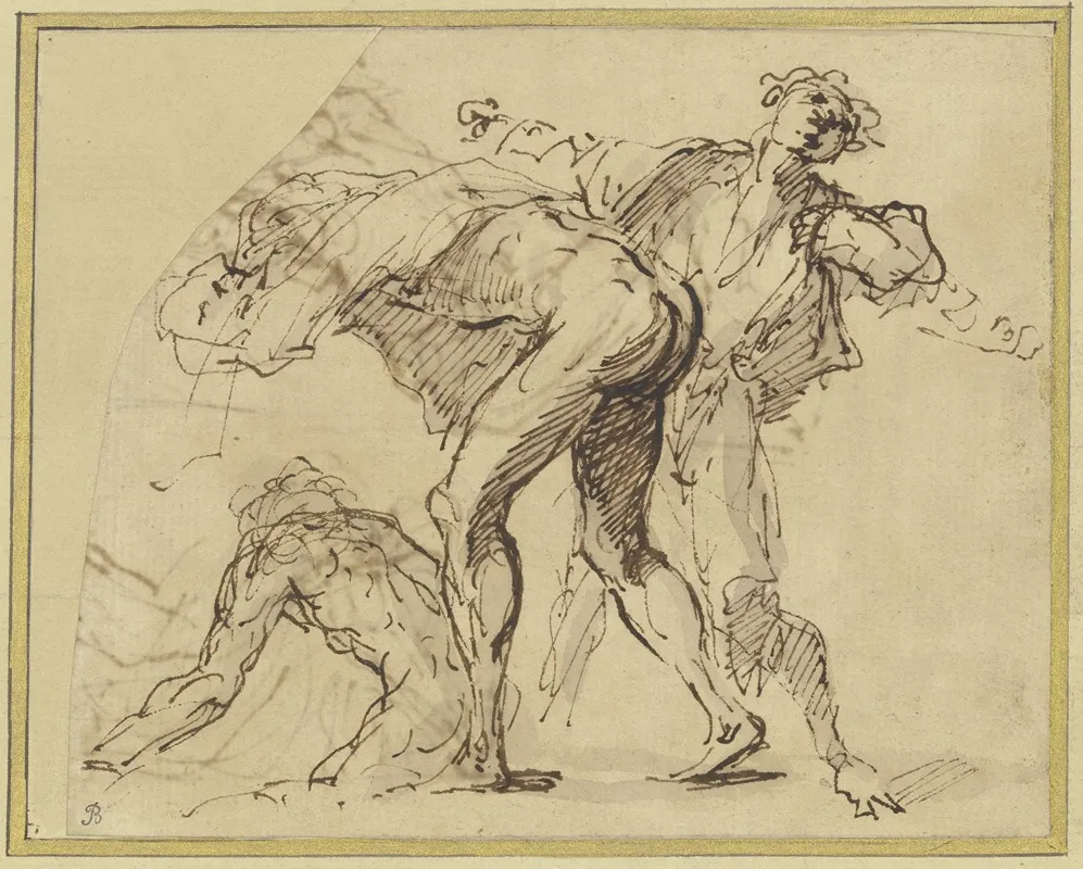 Three Bathers Undressing