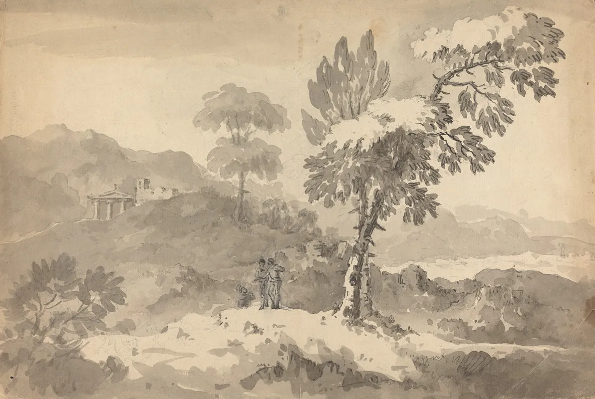 Three Figures In A Landscape 2