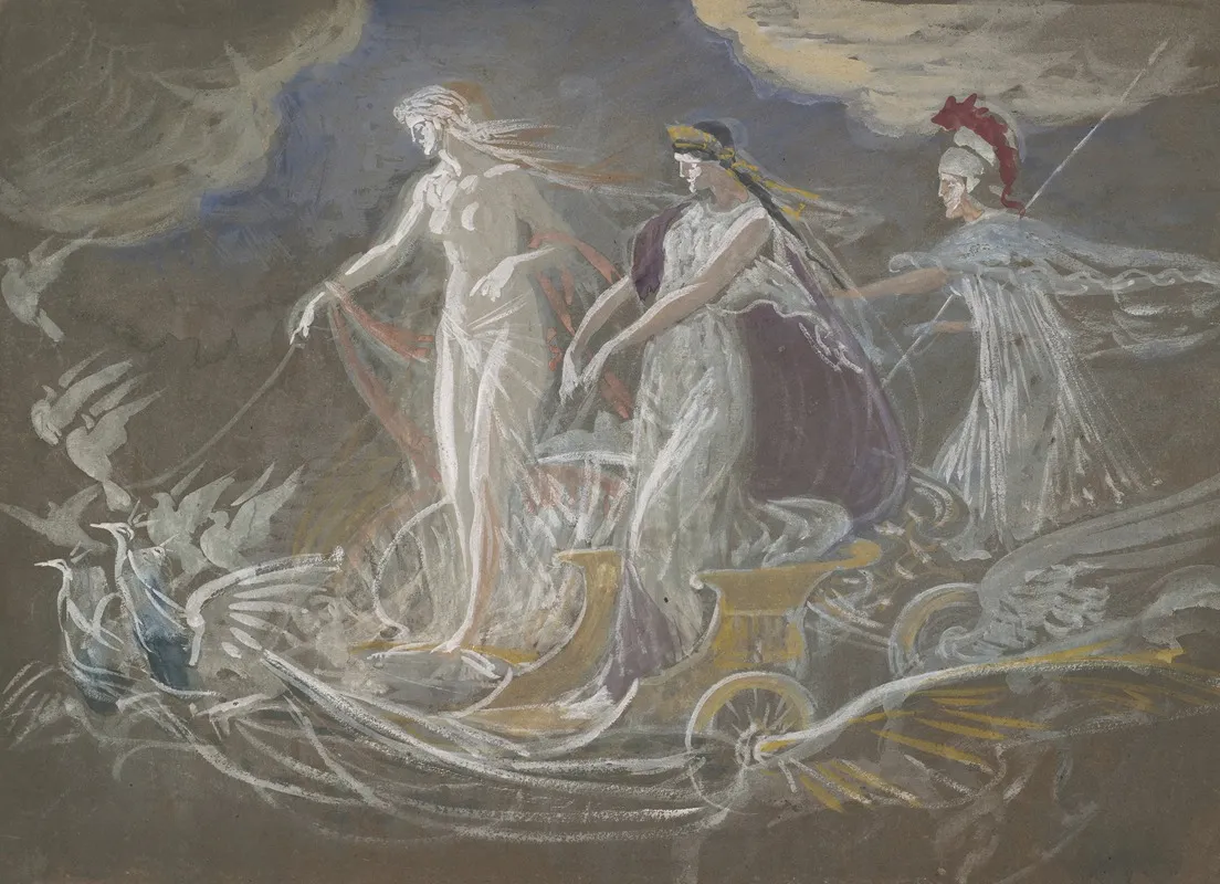 Three Goddesses Allegorical Study