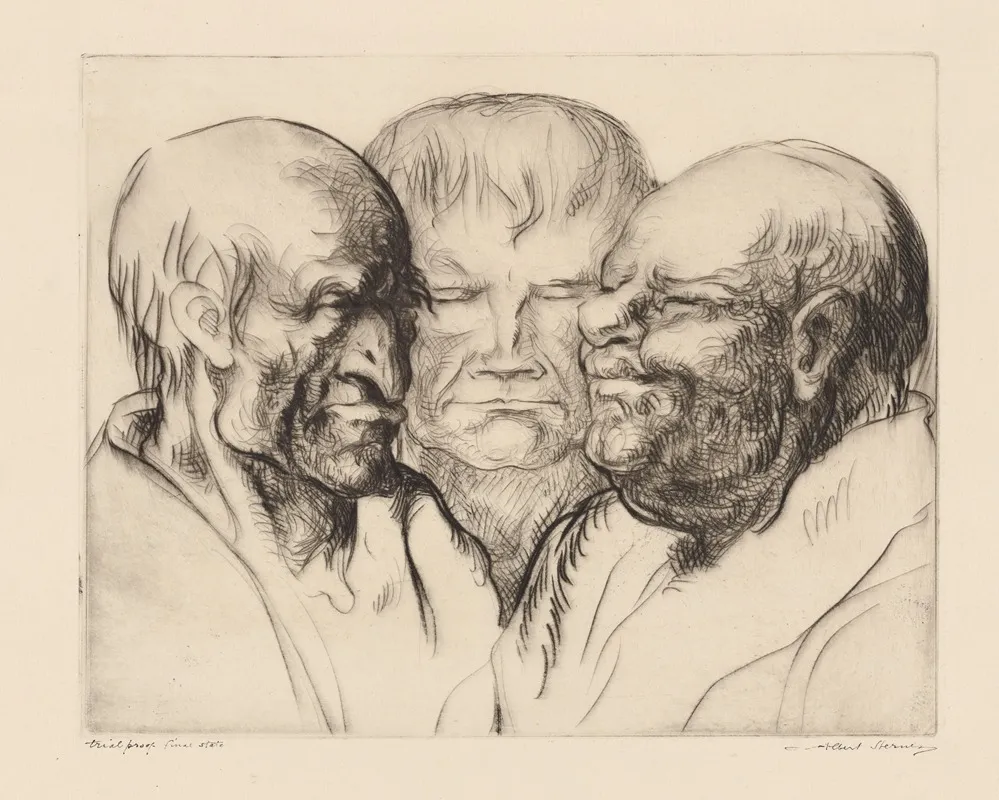 Three Natures by Albert Sterner - Canvas Print