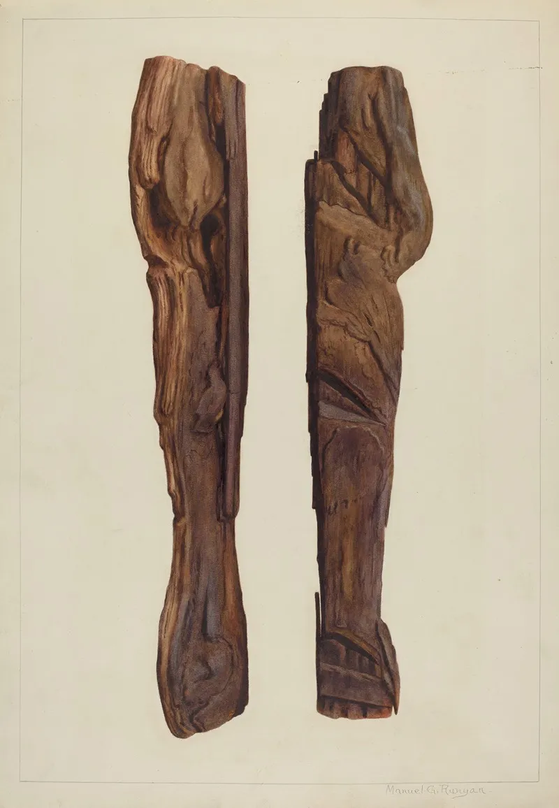 Three Notch Survey Mark by Manuel G. Runyan - Canvas Print