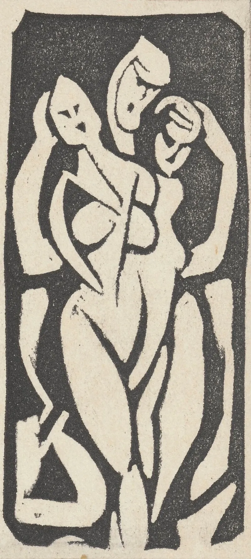 Three Nudes I by Jerzy Hulewicz - Canvas Print