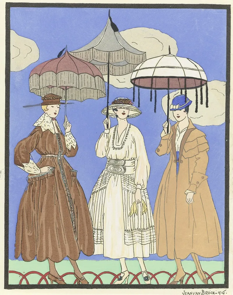 Three Parasols
