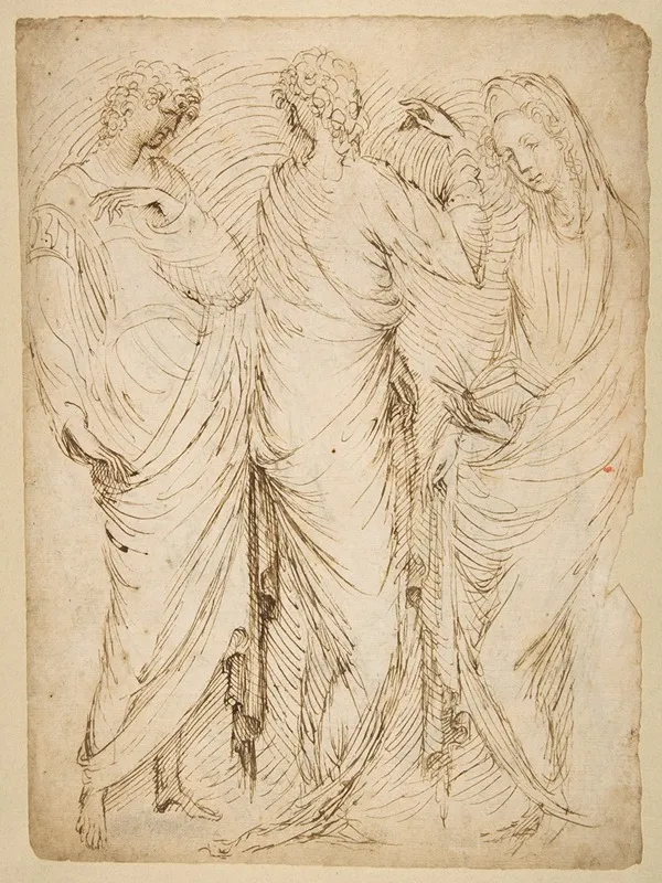 Three Standing Figures