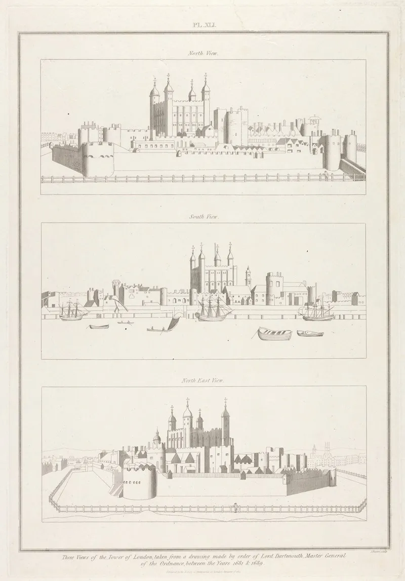 Three Views Of The Tower Of London