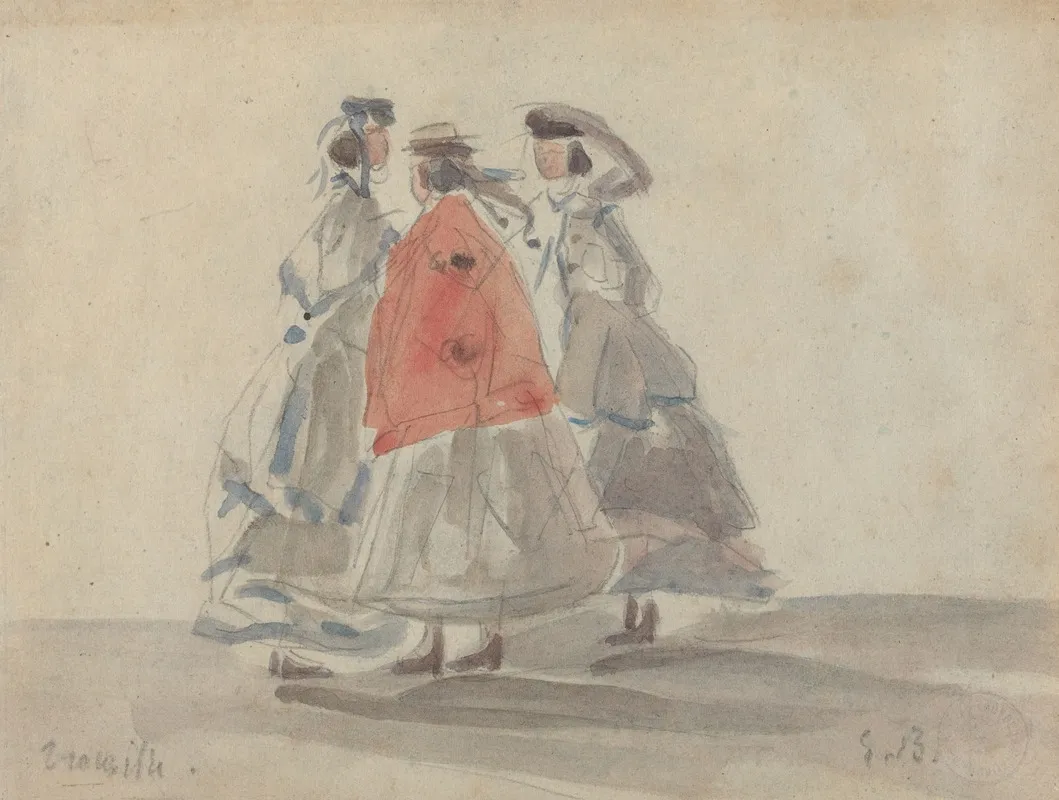 Three Women At Trouville