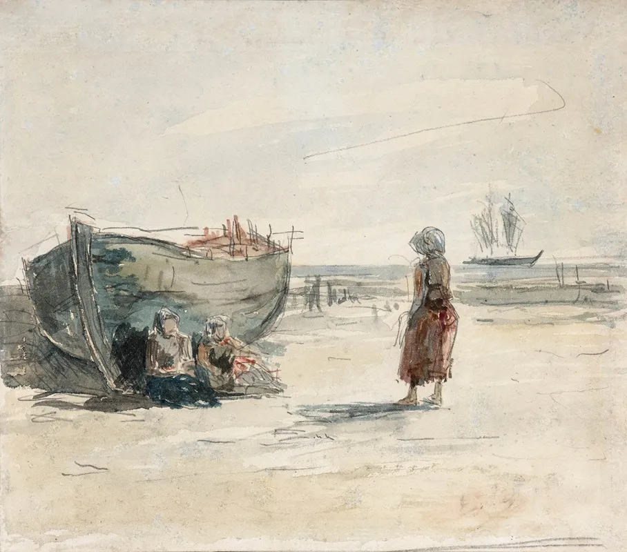 Three Women On The Shore