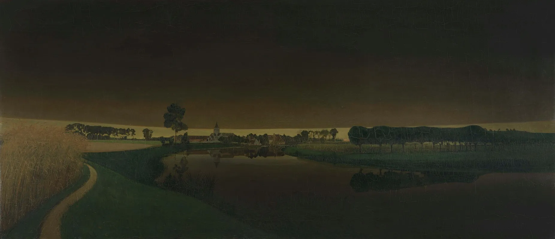 Thunderstorm Over Sint by Valerius De Saedeleer - Canvas Print