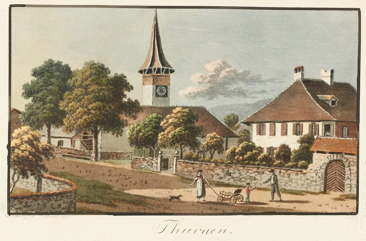 Thurnen by Jakob Samuel Weibel - Canvas Print