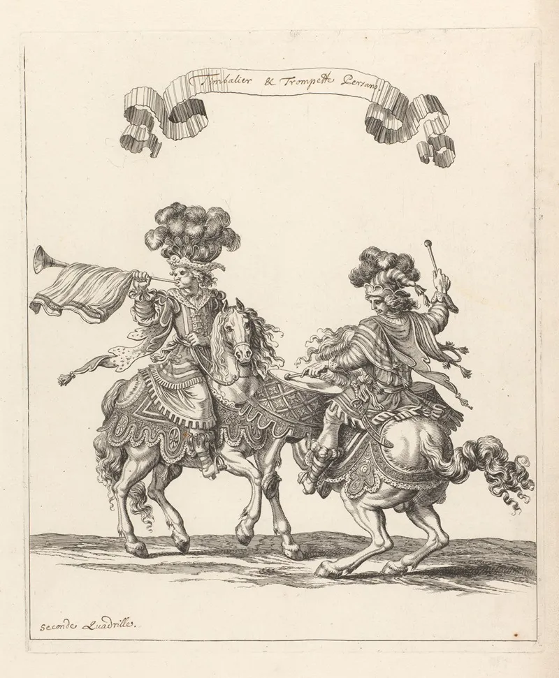 Timbalier Et Trompette Persans