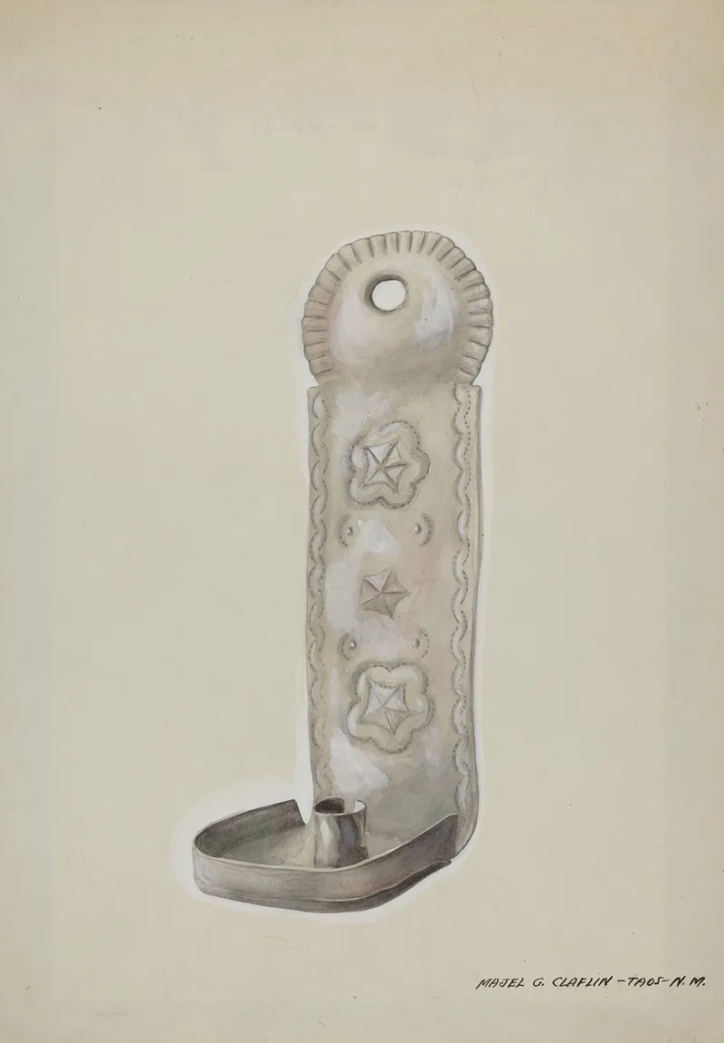 Tin Candle Sconce 3