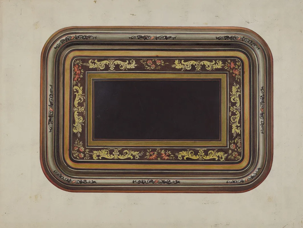 Tin Tray by Victor F. Muollo - Canvas Print
