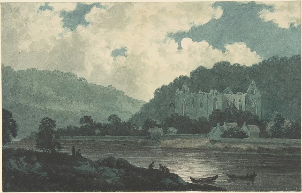 Tintern Abbey By Moonlight
