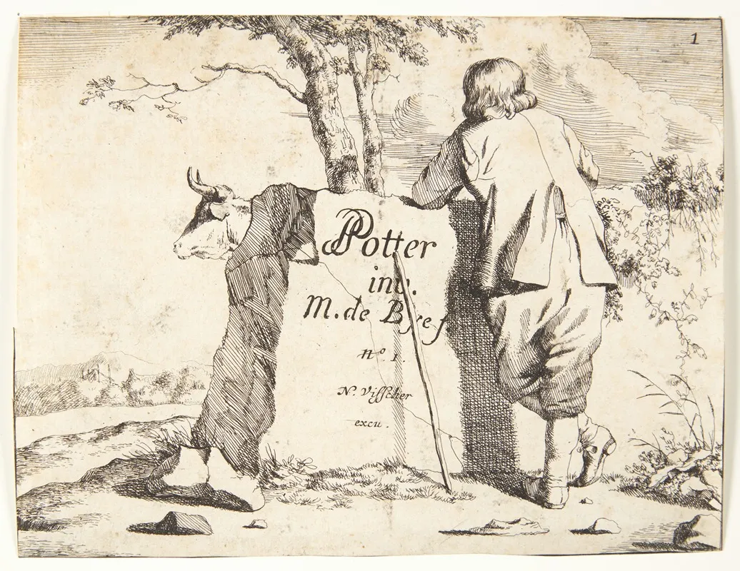 Titelblad Til Koer by Marcus de Bye - Canvas Print