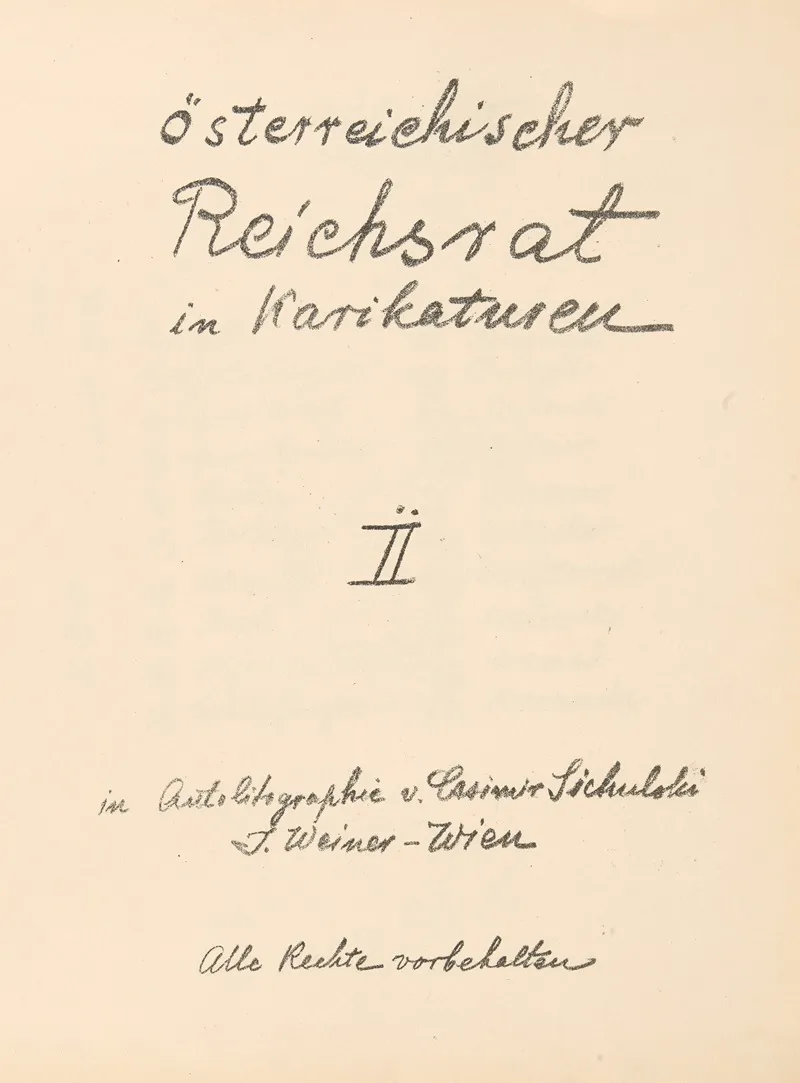 Title Page 15 by Kazimierz Sichulski - Canvas Print