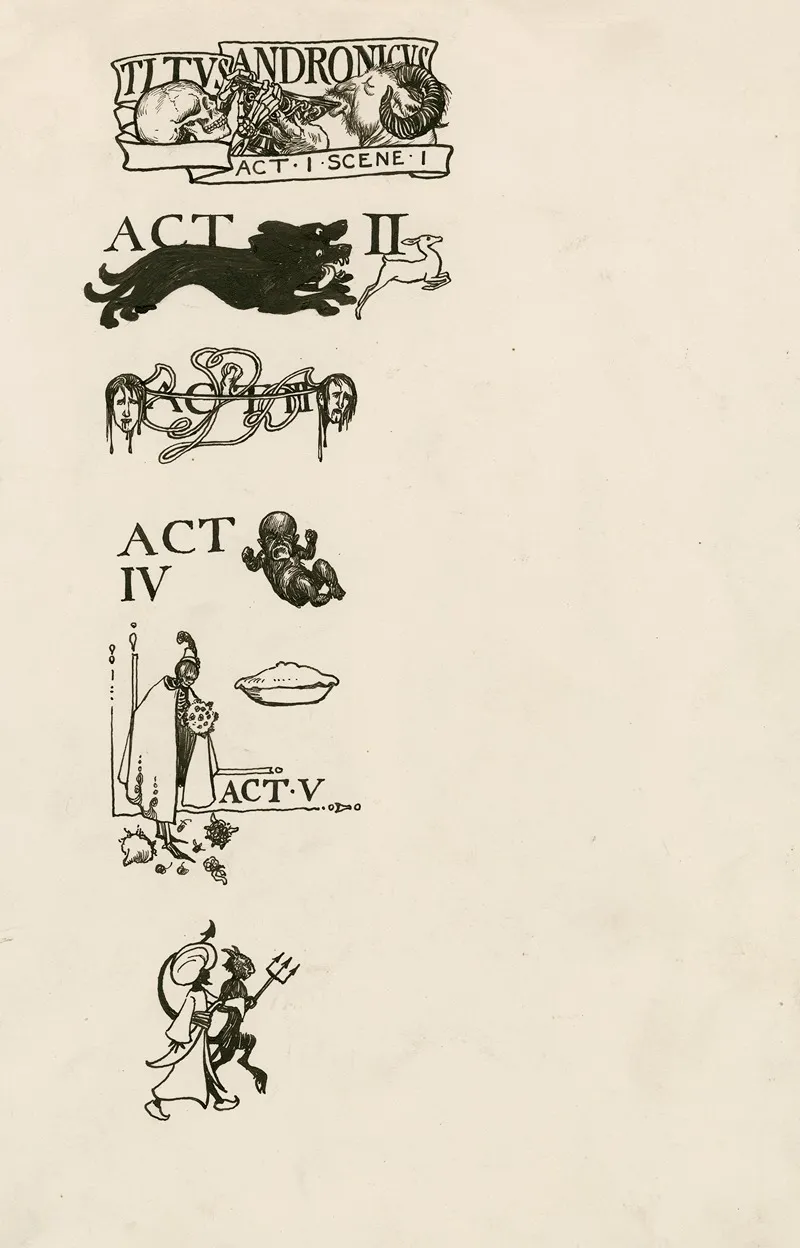 Titus Andronicus Headings