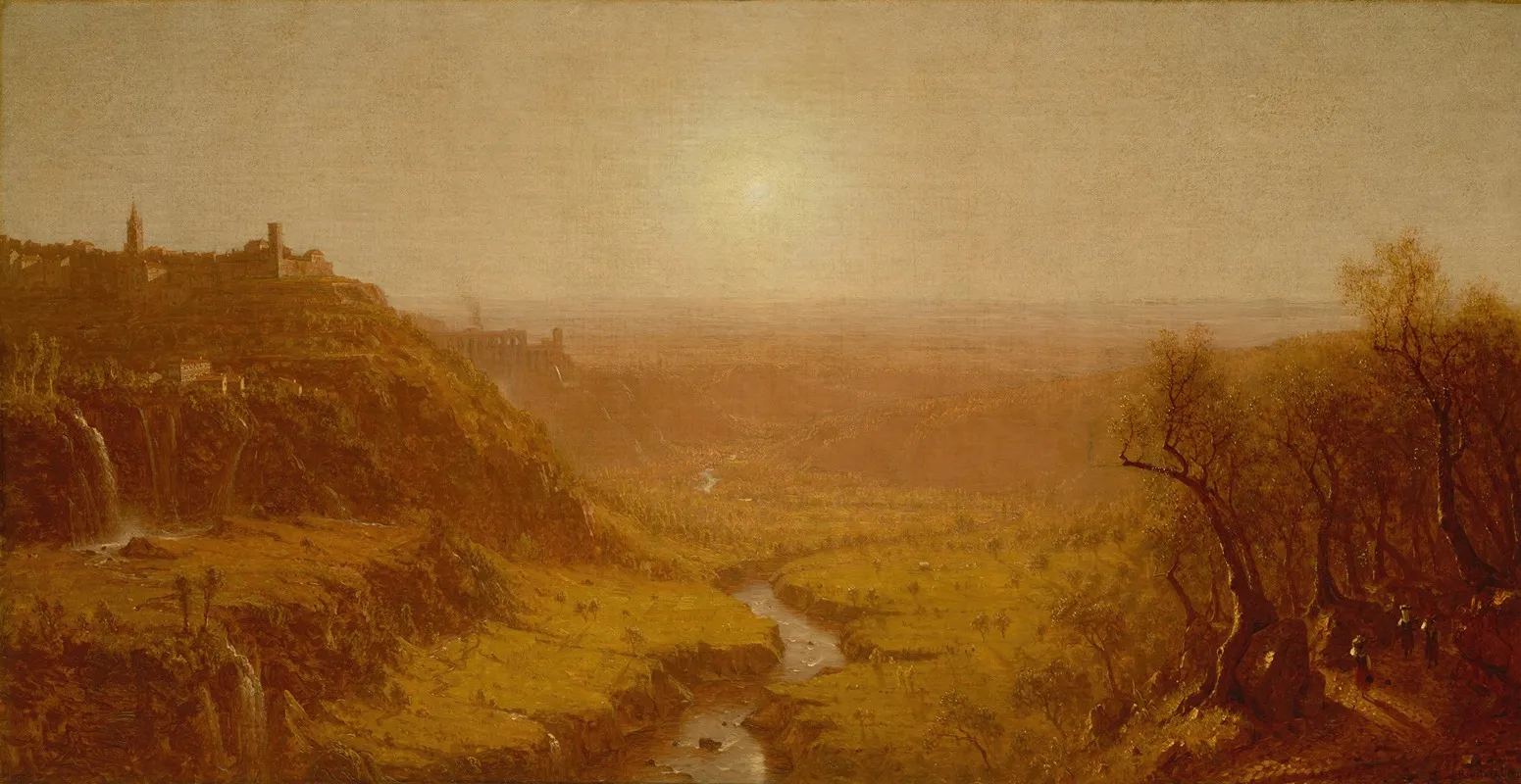 Tivoli 3 by Sanford Robinson Gifford - Canvas Print
