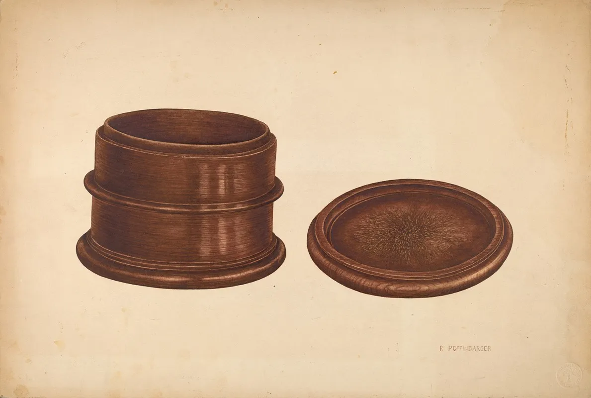 Tobacco Box by Paul Poffinbarger - Canvas Print