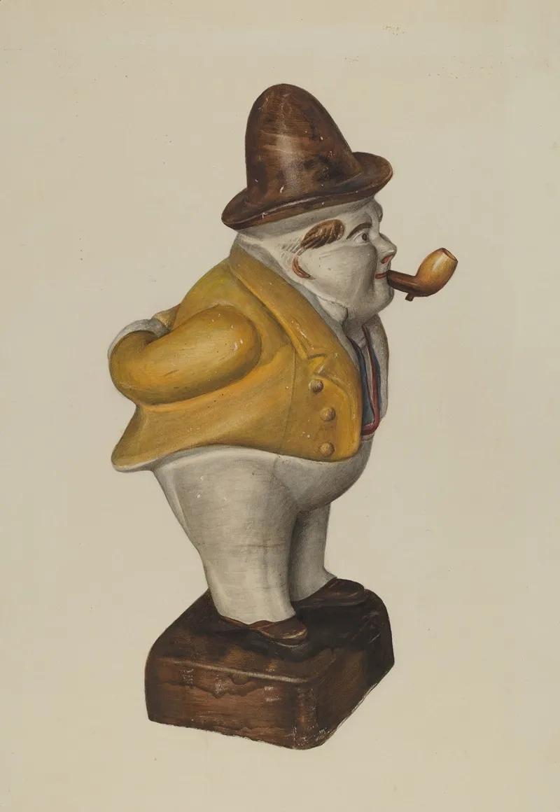 Toby Figure by Mina Lowry - Canvas Print