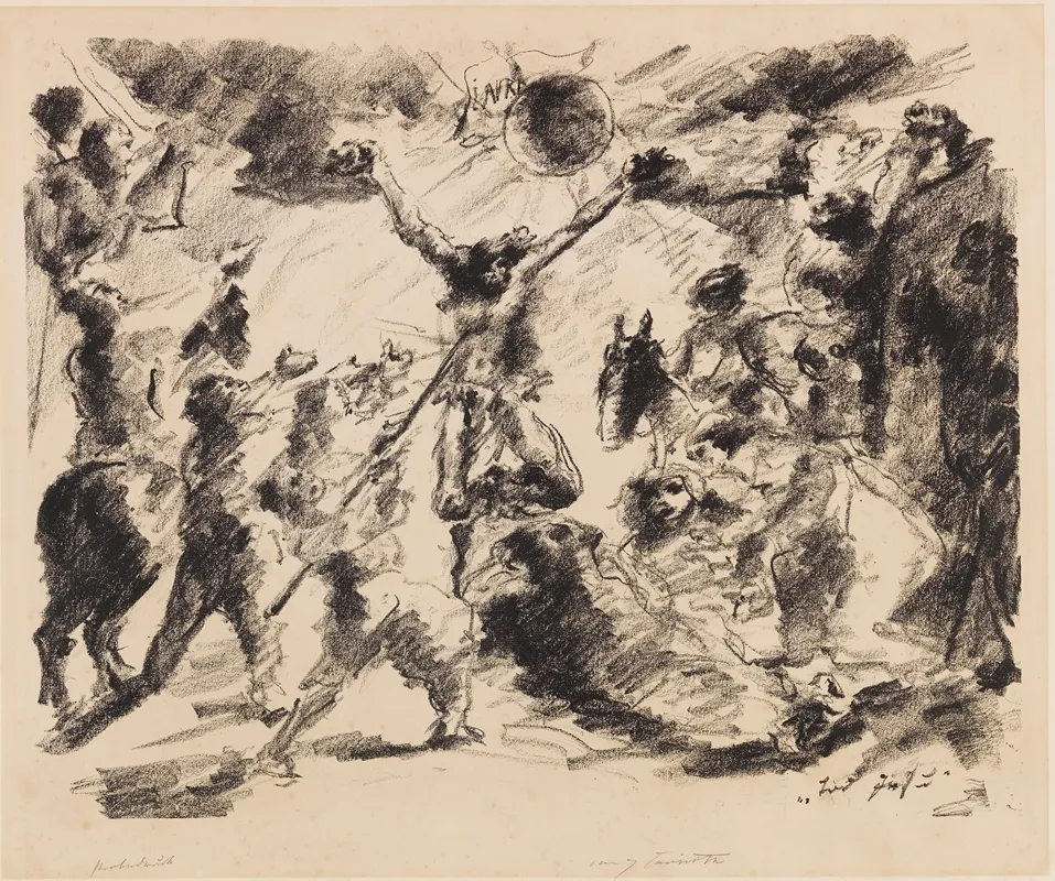 Tod Jesu by Lovis Corinth - Canvas Print