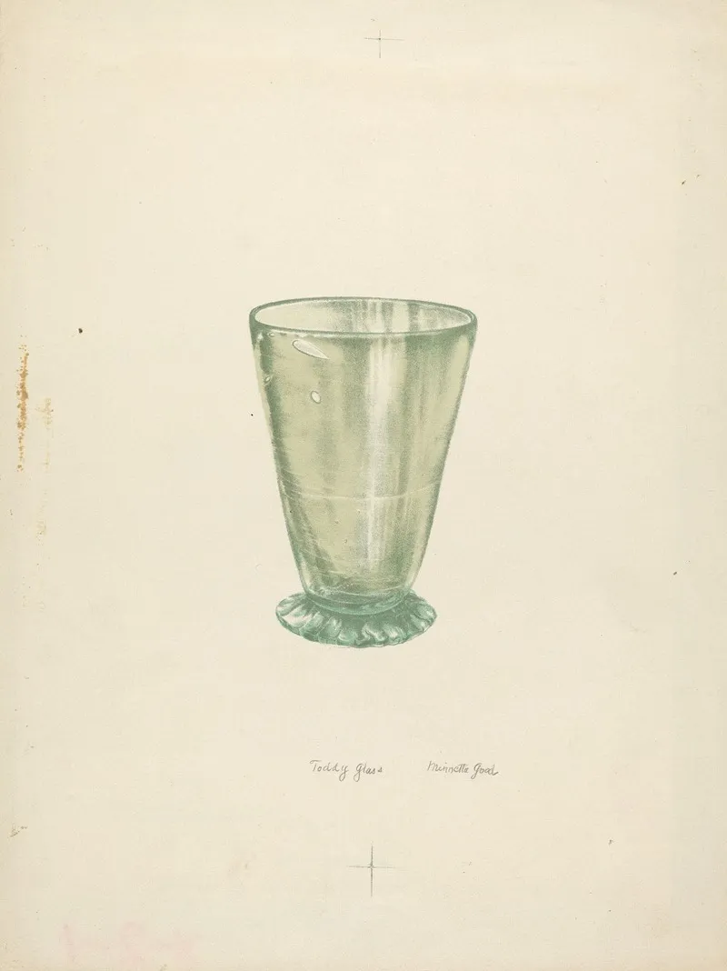 Toddy Glass 6 by Minetta Good - Canvas Print