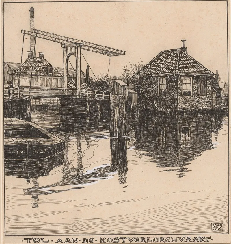 Tol Aan De Kostverlorenvaart Te Amsterdam