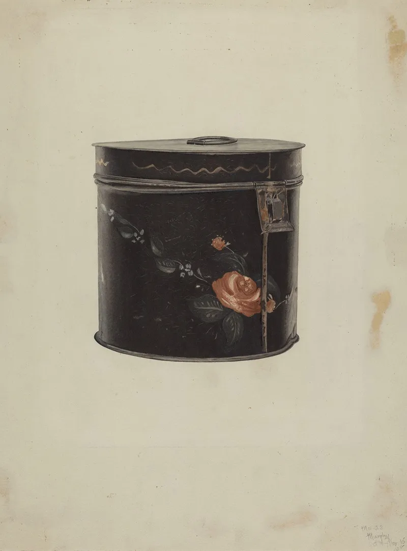 Toleware Tea Cannister 2