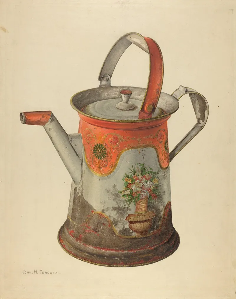 Toleware Water Can