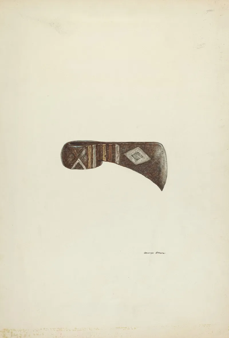 Tomahawk 2 by George E. Rhone - Canvas Print