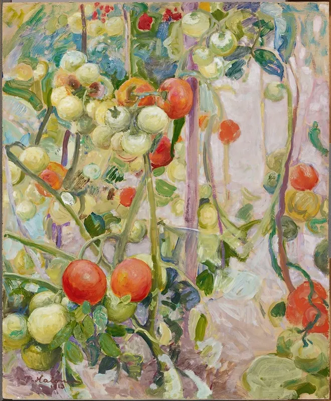 Tomatoes by Pekka Halonen - Canvas Print