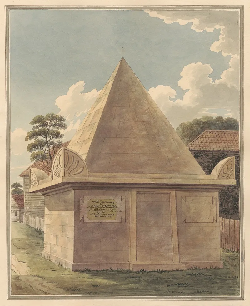 Tomb Of John Greg From Hampton Churchyard by Daniel Lysons - Canvas Print