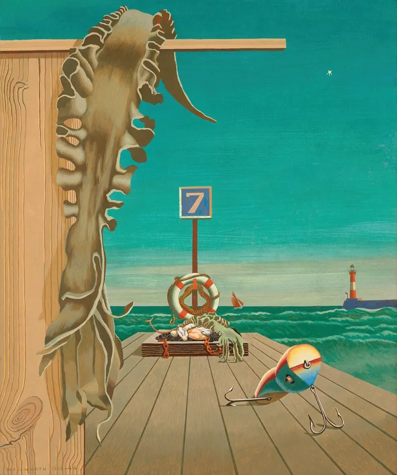 Tomorrow Morning by Edward Wadsworth - Canvas Print