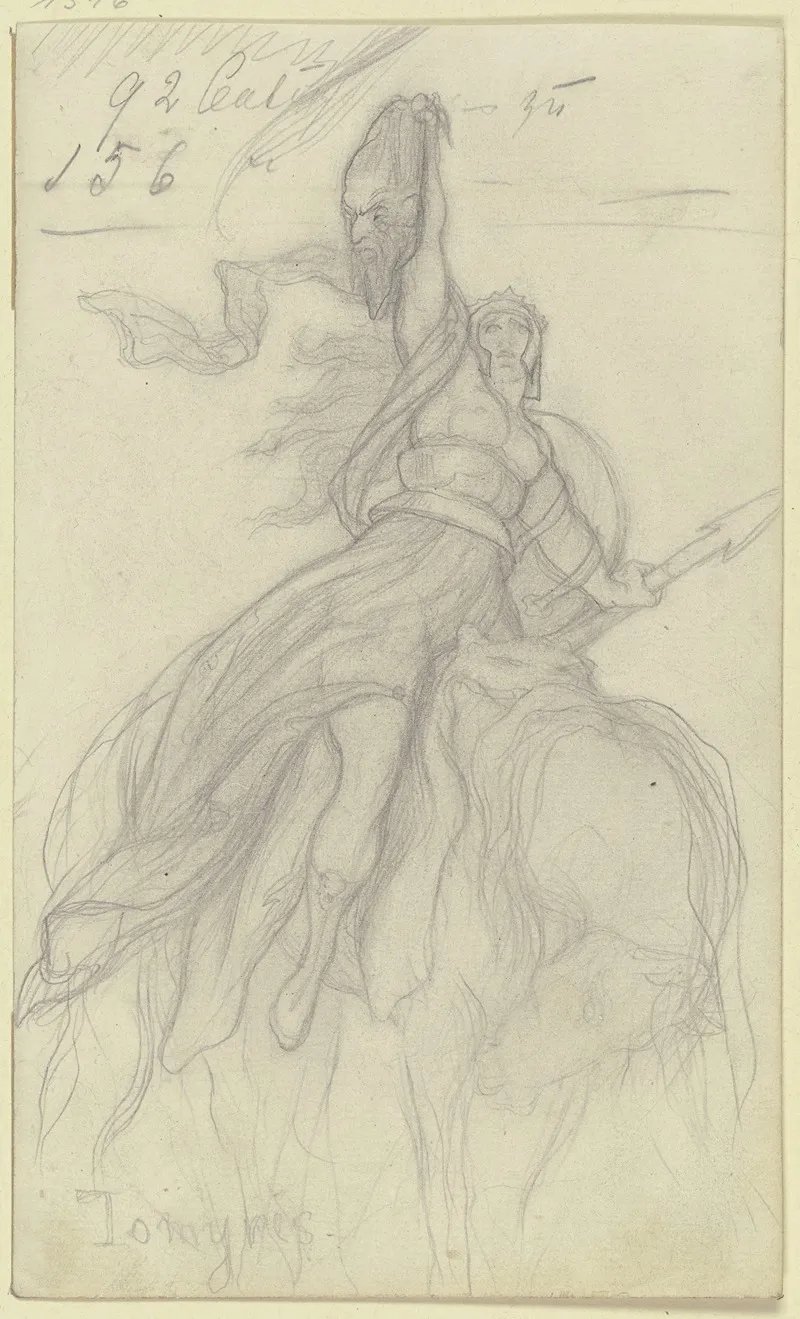 Tomyris Mit Dem Haupte Des Kyros Zu Pferde