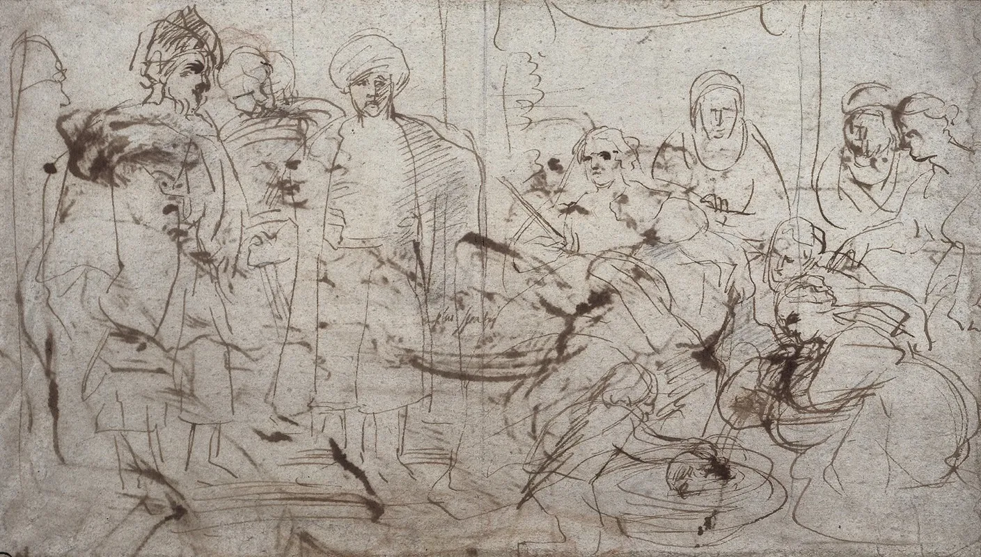 Tomyris With The Head Of Cyrus Verso
