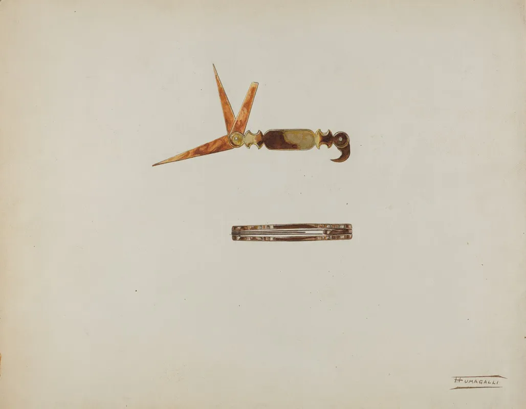 Toothpick by Frank Fumagalli - Canvas Print