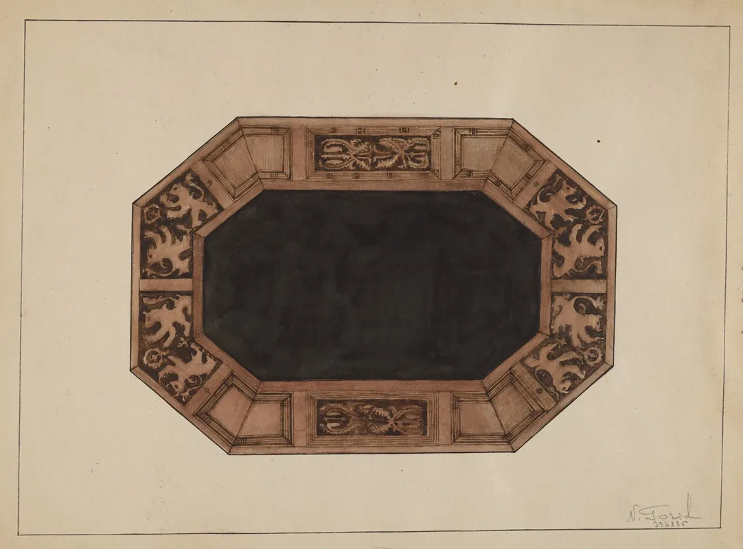 Top Of Table by Nicholas Gorid - Canvas Print