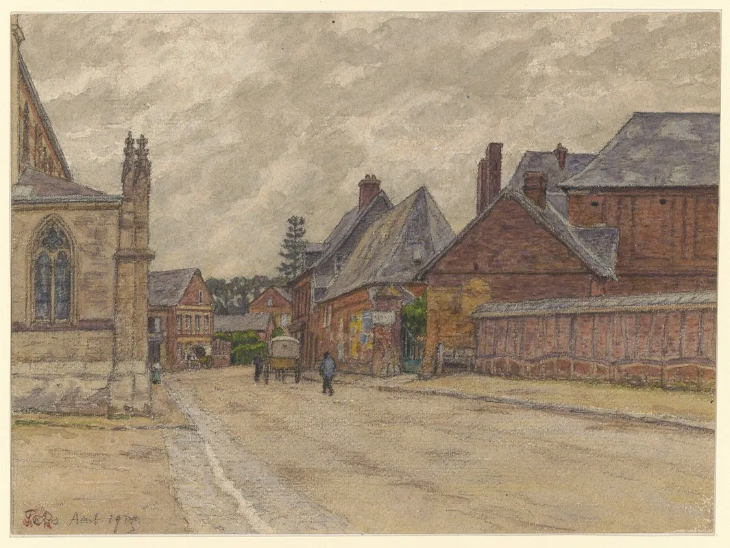 Totes 11 by Henri Rivière - Canvas Print