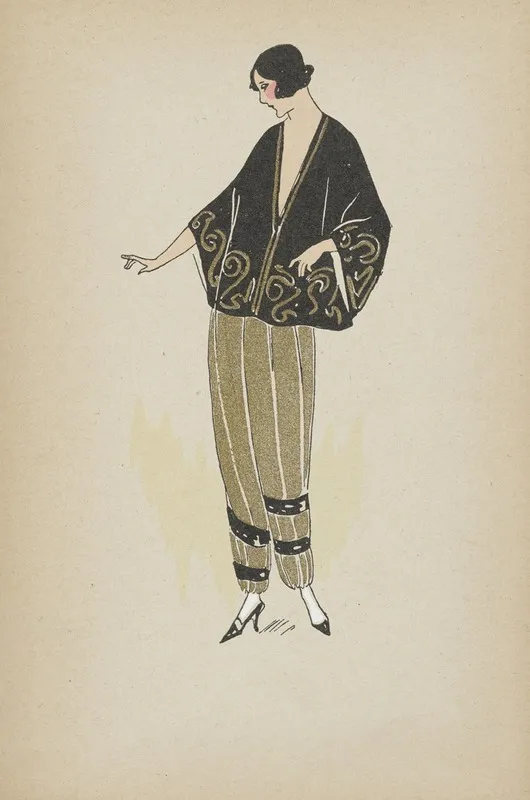 Toujours Chic Les Deshabilles Hiver 1921 1922 Brunette