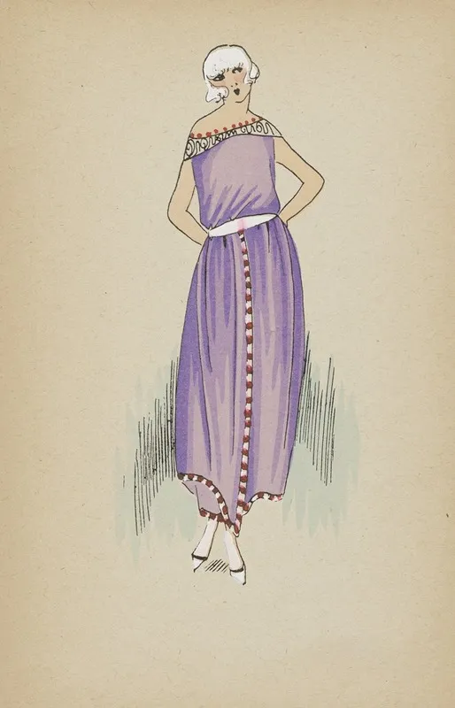 Toujours Chic Les Deshabilles Hiver 1921 1922 Glycine