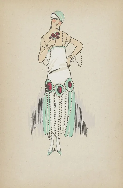 Toujours Chic Toilettes De Soirees Hiver 1921 1922 Cleopatre