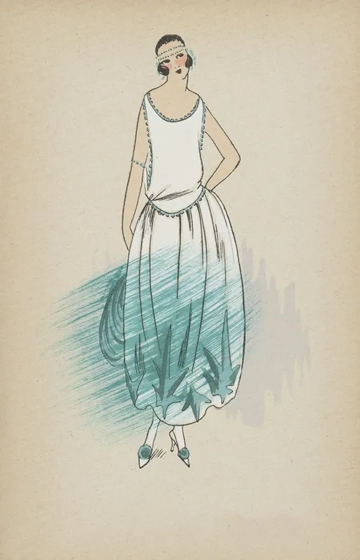 Toujours Chic Toilettes De Soirees Hiver 1921 1922 Psylle