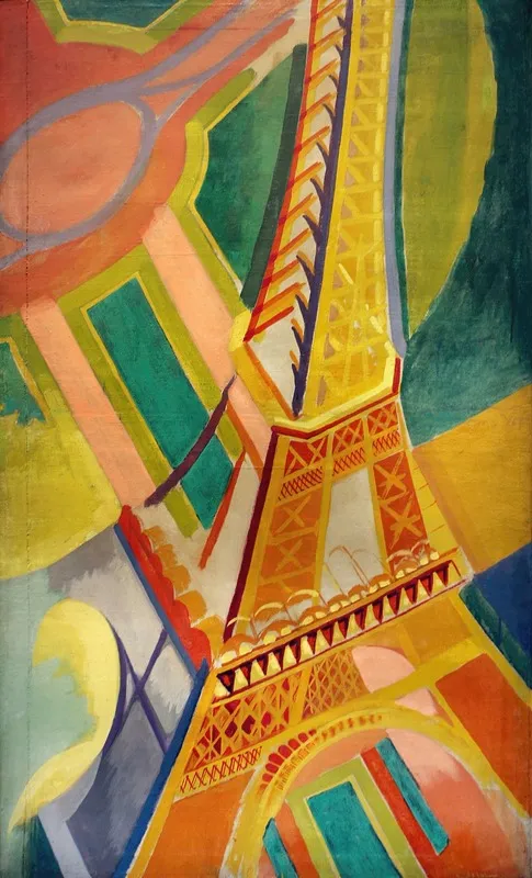 Tour Eiffel by Robert Delaunay - Canvas Print