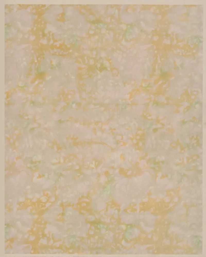 Tourmaline No 2261 Pink Yellow Green by Charles Williams &amp; Co. - Canvas Print