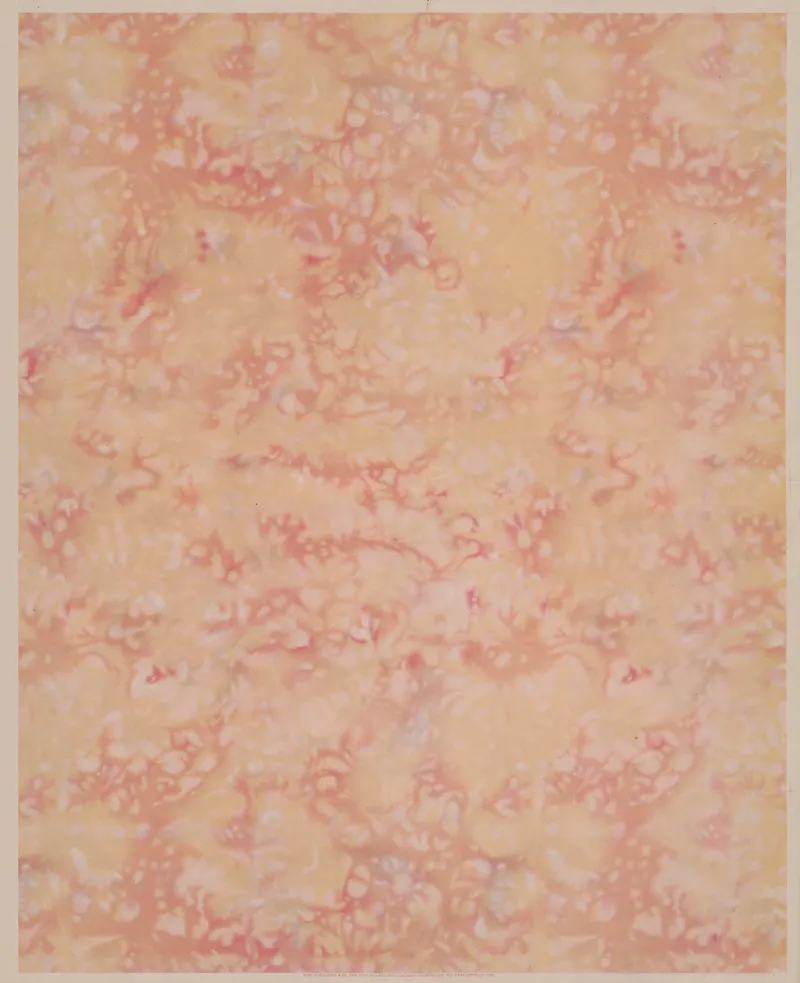 Tourmaline No 2263 Red Peach by Charles Williams &amp; Co. - Canvas Print